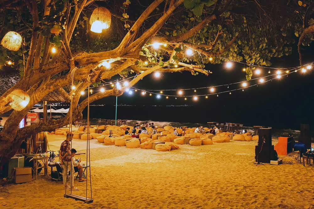 Beach parties in Vietnam. Nha Trang