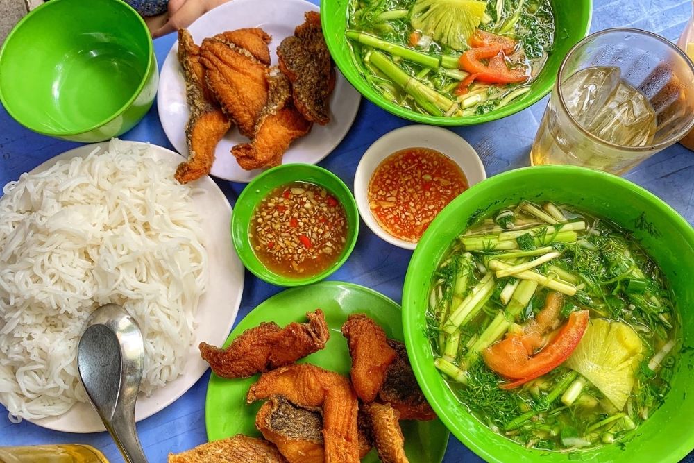 Bun Ca Hanoi. Where to Find the Best Bun Ca in Hanoi. Bun Ca Cham An Vien