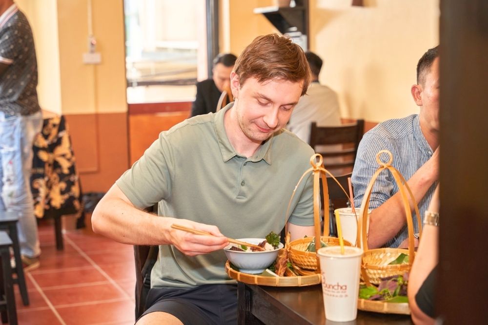 Bun Cha Hanoi. The Art of Eating: How to Eat Bun Cha Hanoi Like a Local