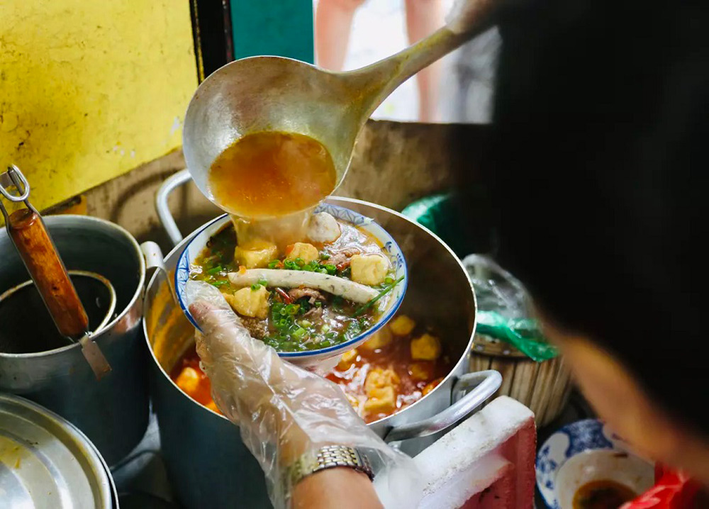 Bun rieu Hanoi. The Most Vibrant Soup in Hanoi