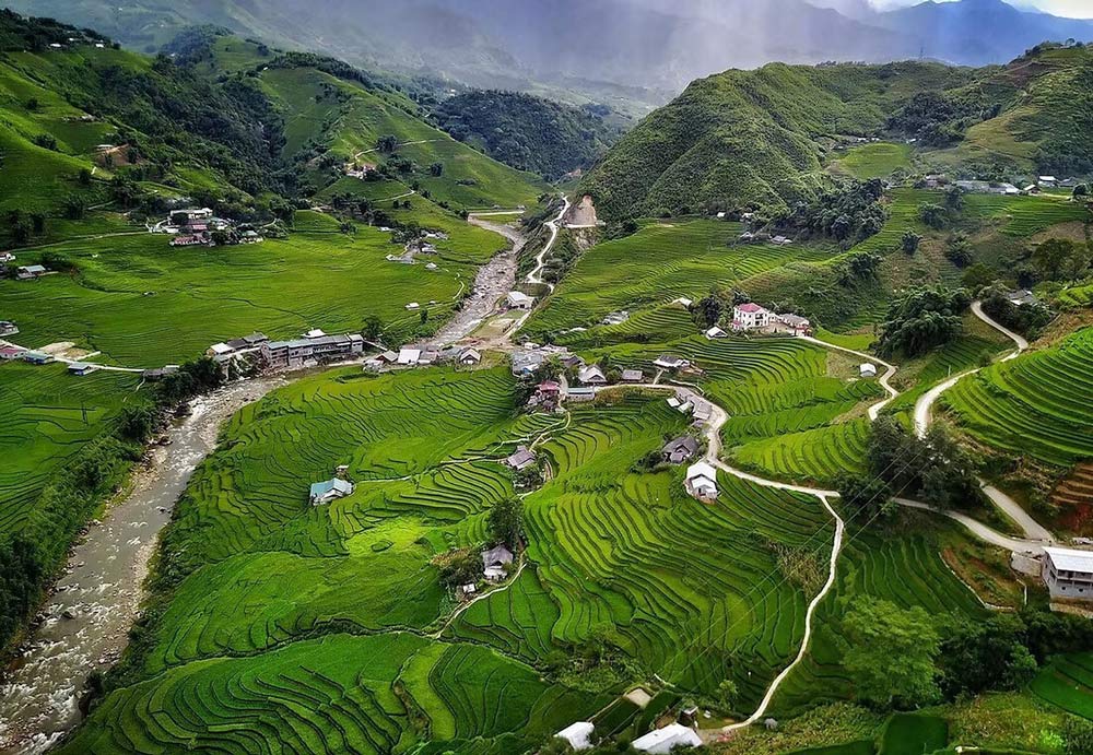 Eco Palms House. Location: Deep in the Valley (Lao Chai Village)