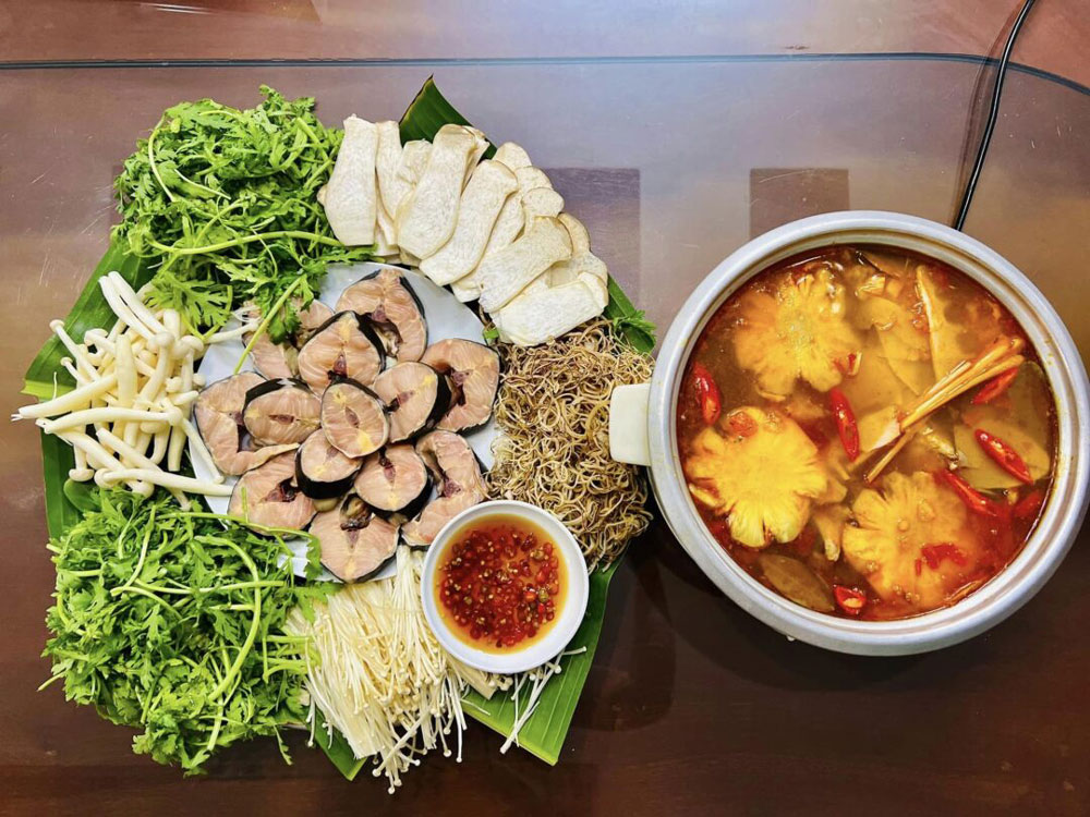 Food in Sapa Vietnam. Navigating a Food in Sapa Vietnam menu