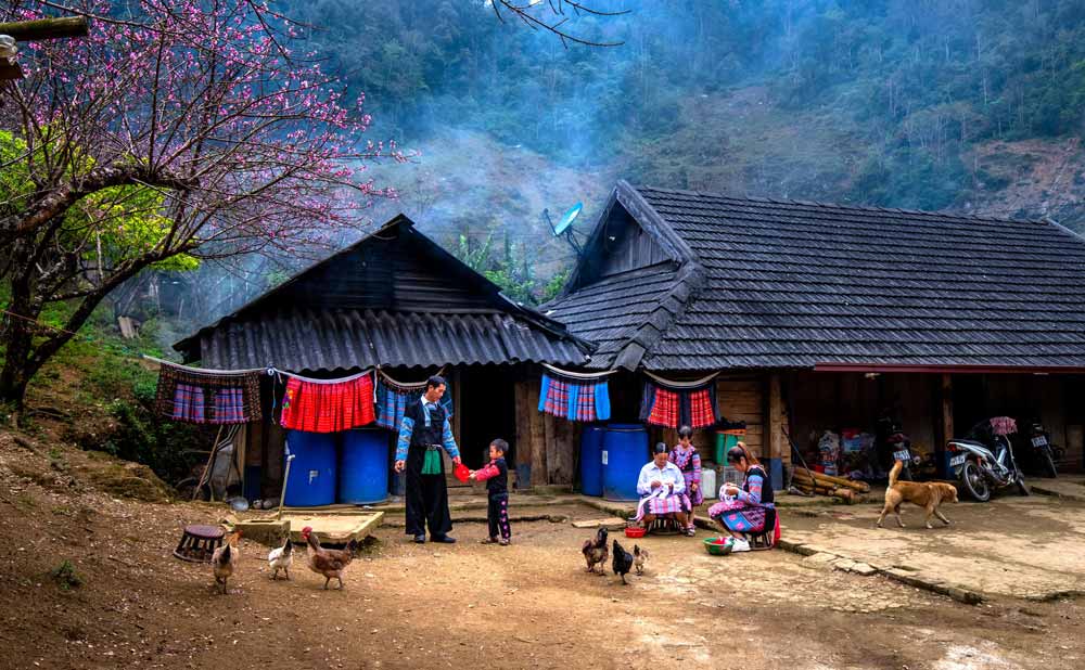 Hmong Vietnam threads of tradition the vibrant tapestry of Hmong attire and textile art
