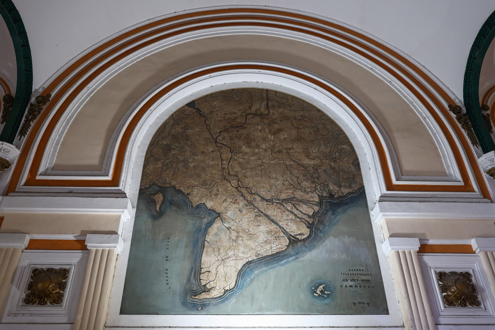 Ho Chi Minh central post office. Using the Postal Services: Sending Mail from a Historic Site