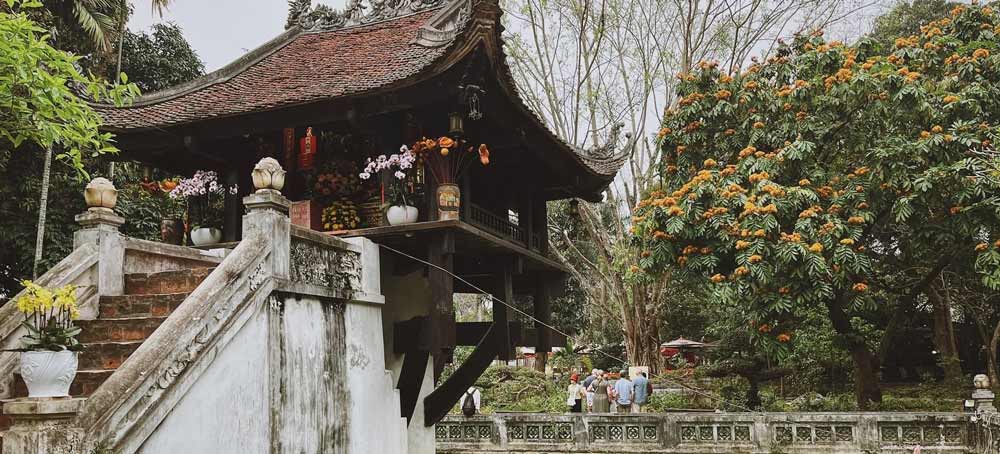 Pagoda Vietnam. One pillar pagoda