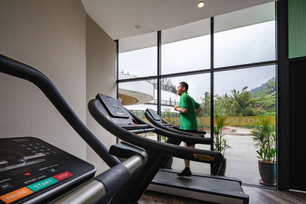 Pao's sapa leisure hotel. Amenities: Wellness & Recreation. Fitness Center with Valley Views