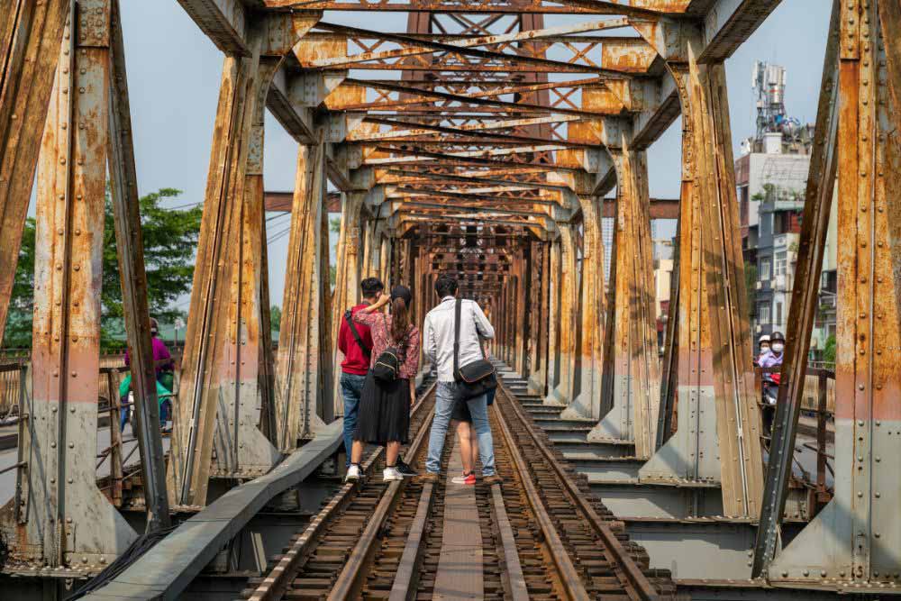 Vietnam culture colonial brushstrokes on a vibrant canvas