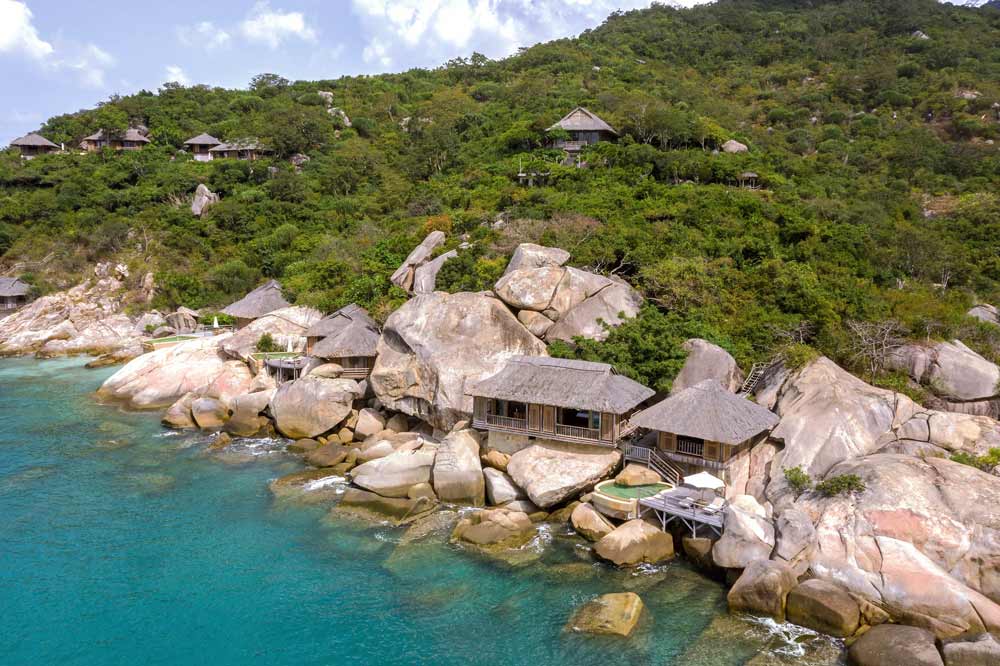 Vietnam resort Six Sense Ninh Van Bay resort