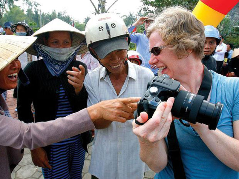 Vietnamese People Welcoming Interactions