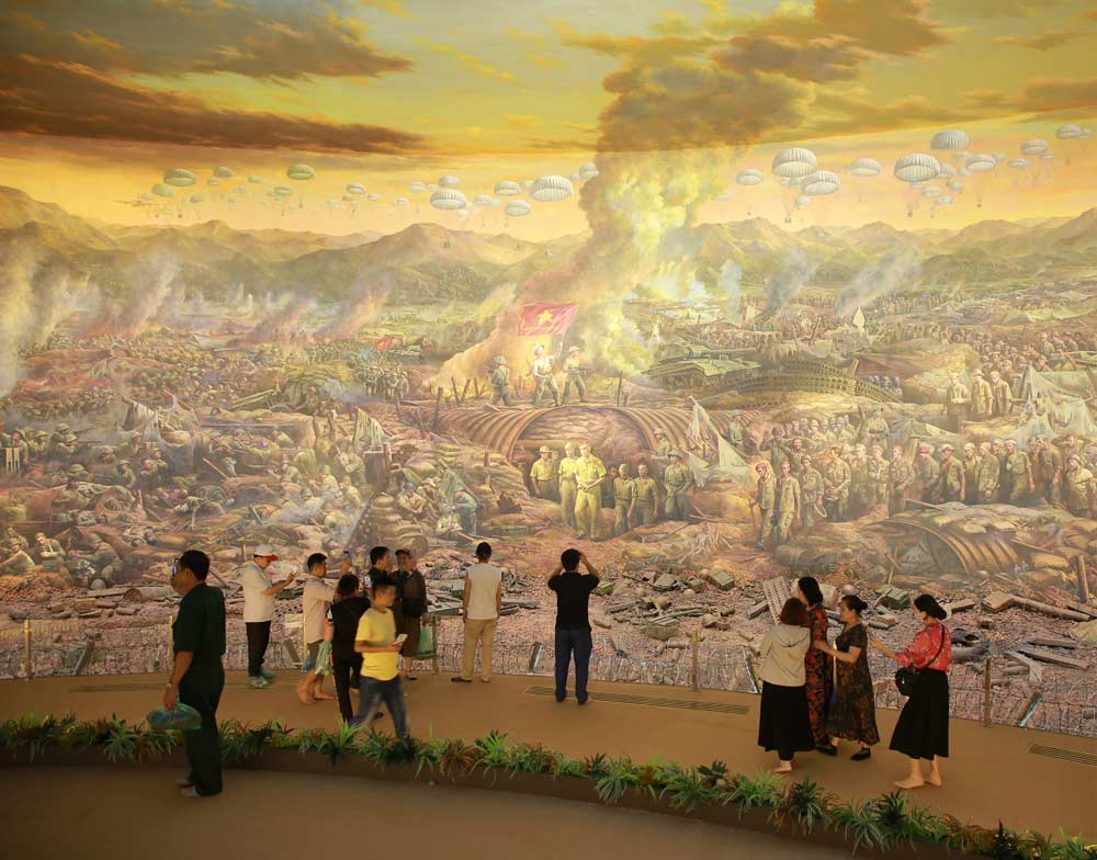 War Museum in Vietnam. Dien Bien Phu Museum