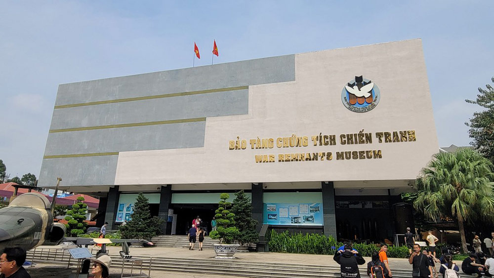 War Museum in Vietnam. War remnants museum