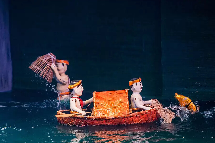 Water puppet theatre Hanoi - Themes and Stories